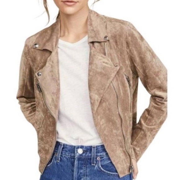 Blank NYC Jackets & Blazers - BLANKNYC Faux Suede Moto Jacket